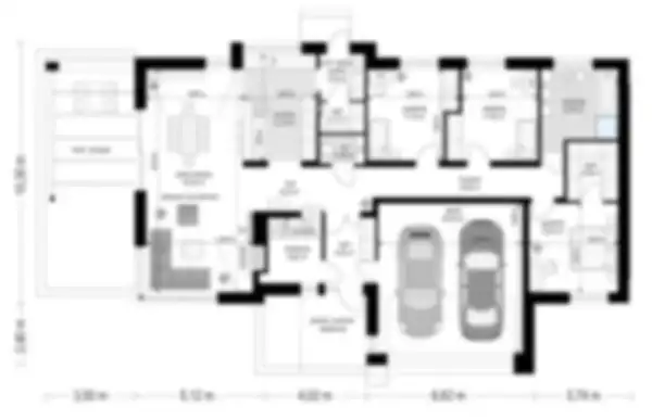 3 Bedroom Small Modern House Plan 1722 sq ft – image 4