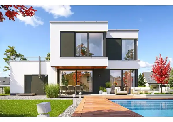 4 Bedroom Modern House Plan 2292 sq ft – image 2