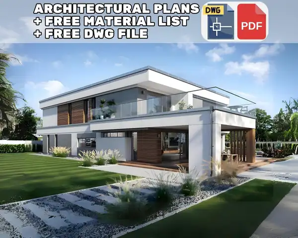 Contemporary 4 Bed Home Plan with Loft and Garage – image 2