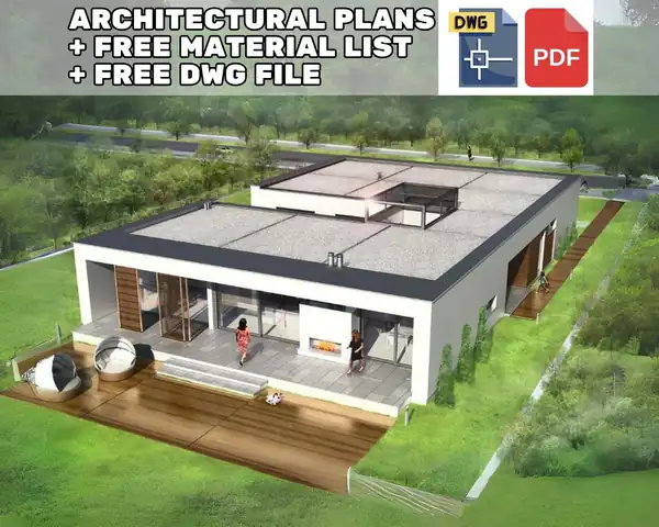5 Bedroom Contemporary House Plan 3272 sq ft – image 3