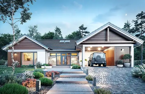 3 Bedroom Modern House Plan 176 m2 / 1895 sq ft β image 2