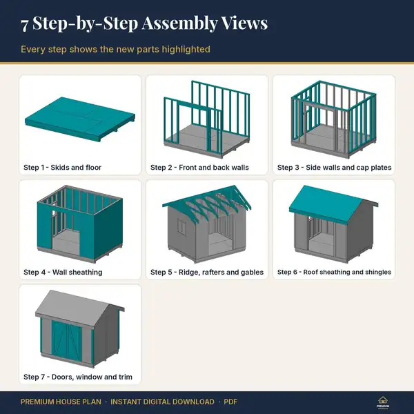 8x10 Shed Plans – image 4